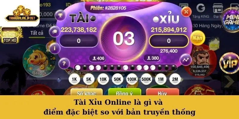 Tài Xỉu Online là gì và điểm đặc biệt so với bản truyền thống