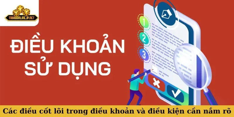 điều khoản và điều kiện Các điều cốt lõi trong điều khoản và điều kiện cần nắm rõ